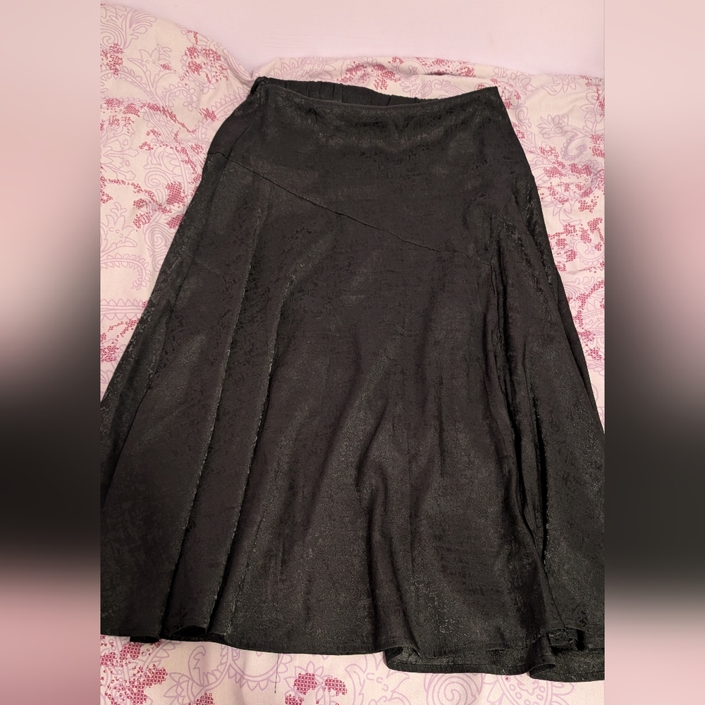 Chic Black A-Line Women's Skirt